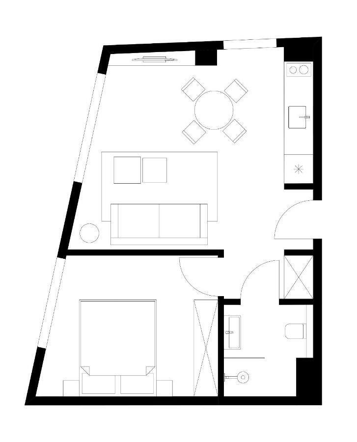 Egh Waterlane Island Apartment Gdańsk Eksteriør bilde